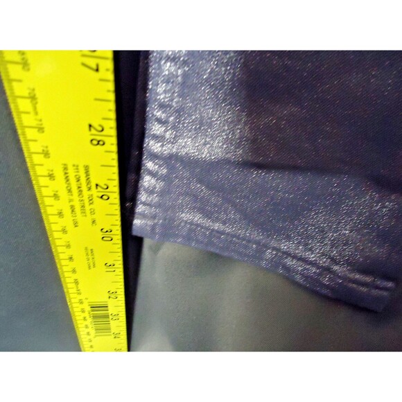 David Kahn Skinny Ankle Jeans Size 30 Shiny Metallic Lavender Stretch 5 Pocket - Picture 7 of 8